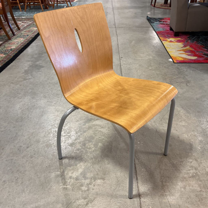 Contemporary Laminated Bent Birch Chair
