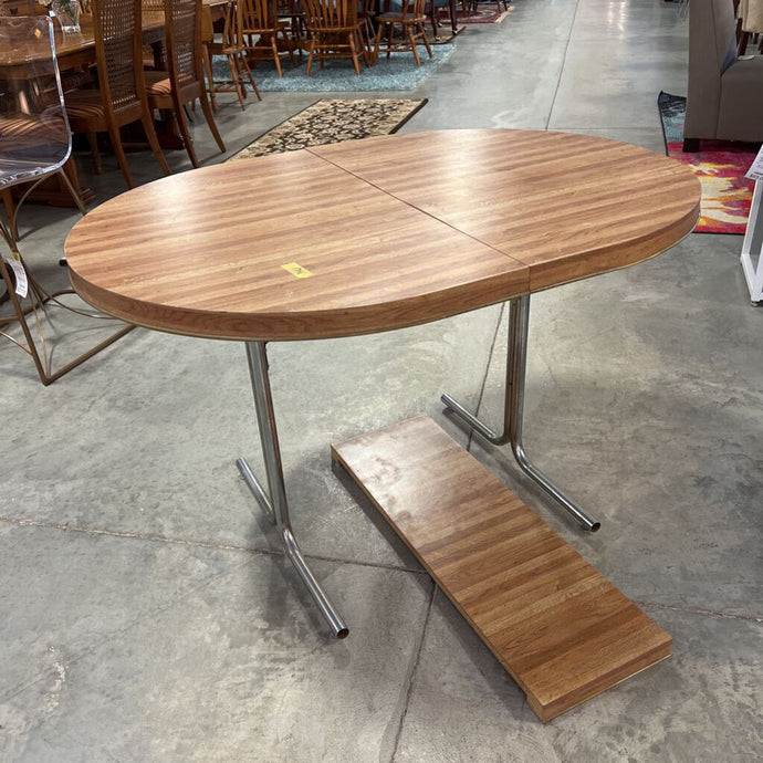 Pill Style Kitchen Table w/1Leaf