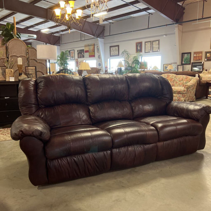 Faux Leather Sofa Dual Recliner