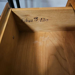 Ethan Allen 2 Piece Drop Front Desk/Bookcase