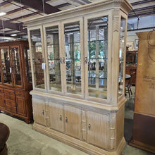 Load image into Gallery viewer, Lexington Large Whitewashed China Hutch 8 Door