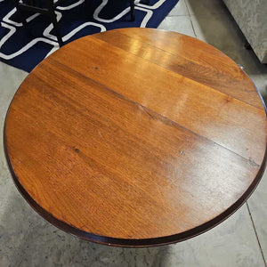 Walnut Round Side/Lamp Table