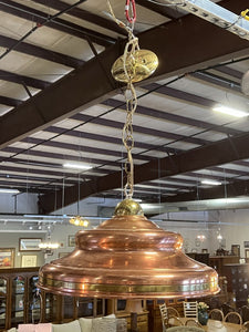 Large Copper Pendant Light