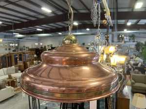 Large Copper Pendant Light