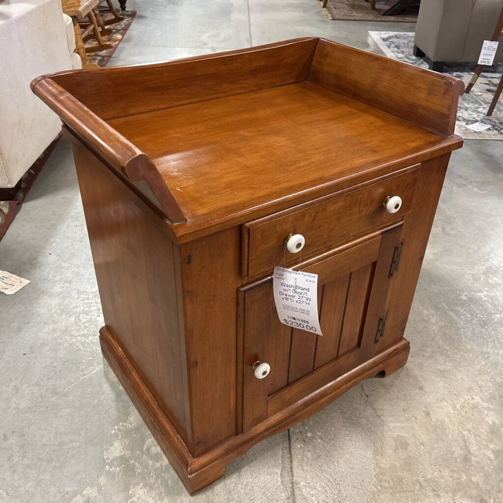 Wash Stand w/1 Door/1 Drawer