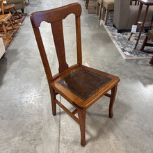 Load image into Gallery viewer, Antique Leather Seat Chair