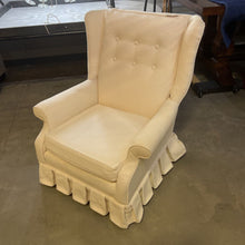 Load image into Gallery viewer, White Wing Back Chair