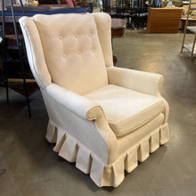 Load image into Gallery viewer, White Wing Back Chair