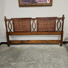 Load image into Gallery viewer, Heritage Windermere Collection MCM Cane Back Convertible King Headboard