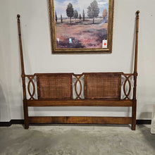 Load image into Gallery viewer, Heritage Windermere Collection MCM Cane Back Convertible King Headboard