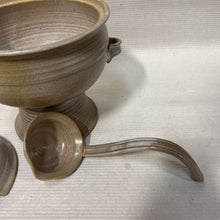 Load image into Gallery viewer, Pottery Soup Tureen w/Ladle