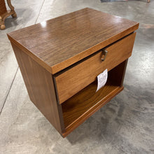 Load image into Gallery viewer, MCM 1 Drawer Walnut Side Table/Night Stand