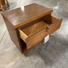 Load image into Gallery viewer, MCM 1 Drawer Walnut Side Table/Night Stand