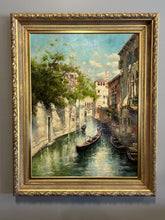 Load image into Gallery viewer, Lewiston Venice Canal Ornate Framed Canvas