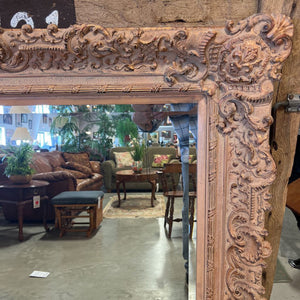 Windsor Art Large Rose Gold Framed Beveled Mirror