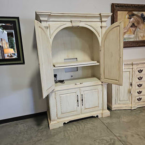 Country Style Cream Armoire