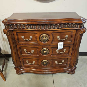 Cherry Opulent Bombe Chest w/Mirror