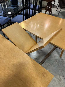 MCM Blonde Dining Table w/Leaf