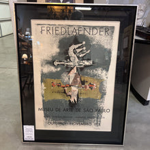 Load image into Gallery viewer, Black/Gold Framed Print &quot;Friedlaender Poster&quot;