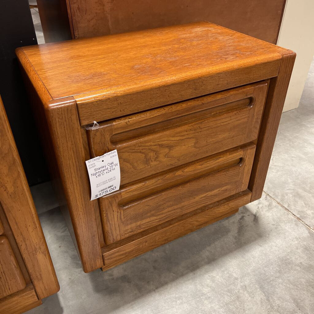 Stanley Oak Nightstand