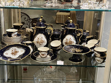 Load image into Gallery viewer, Lindner Germany Echt Cobalt Bavarian Coffee Set