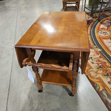 Load image into Gallery viewer, Drop Leaf Tea Cart w/Drawer &amp; Tray