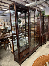 Load image into Gallery viewer, Home Meriden Lighted Display Cabinet w/5 Glass Shelves Front Slide Door w/Key