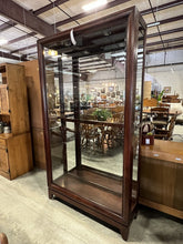 Load image into Gallery viewer, Home Meriden Lighted Display Cabinet w/5 Glass Shelves Front Slide Door w/Key