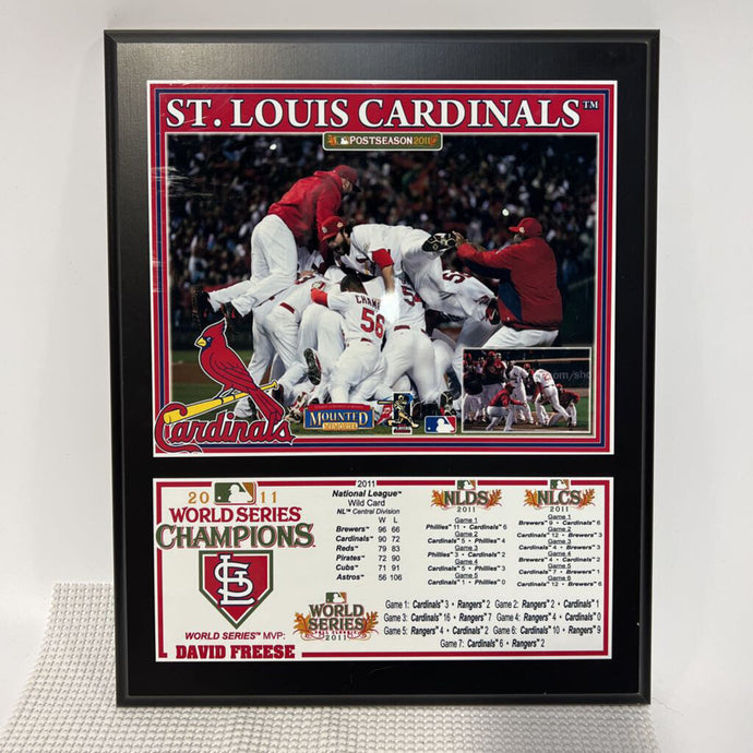 Commerative Plaque STL Cardinals 2011 Champions