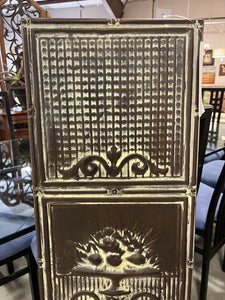 Brown Metal Tin Wall Hanging