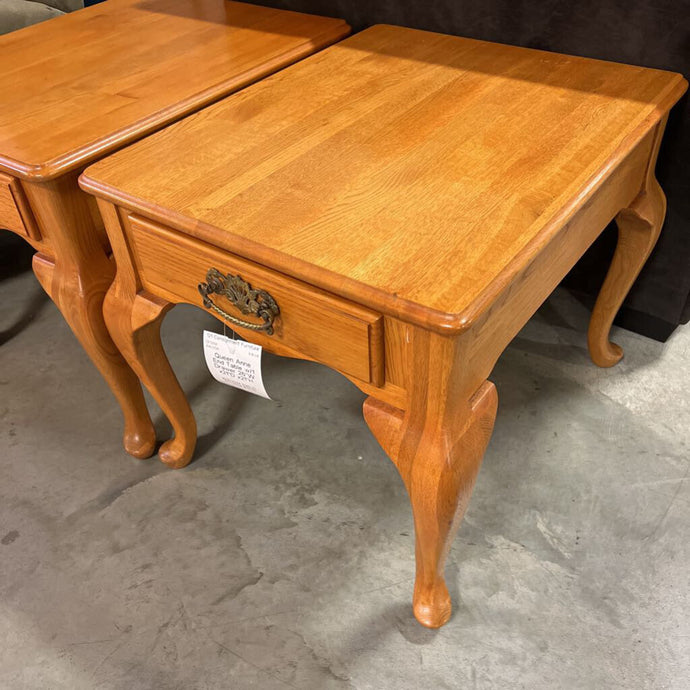 Queen Anne End Table w/1 Drawer