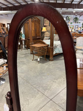 Load image into Gallery viewer, Tall Oval Standing Mirror Cherry Tone