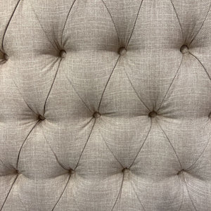 King Tufted Cream Head Board