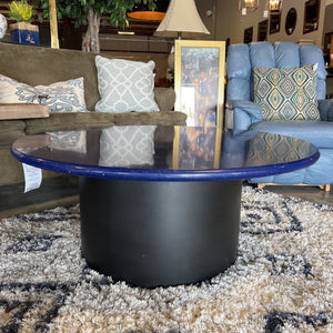 Blue Stardust Resin Coffee Table