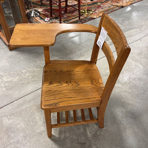 Antique Early American Oak Student Desk