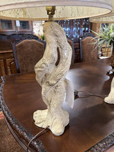 Load image into Gallery viewer, MCM White Driftwood Lamp w/ Fiberglass Shade