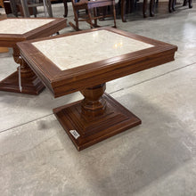 Load image into Gallery viewer, MCM Marble Top End table