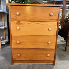 Load image into Gallery viewer, Pine 4 Drawer Chest