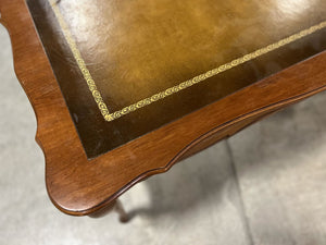 Leather Top Coffee Table