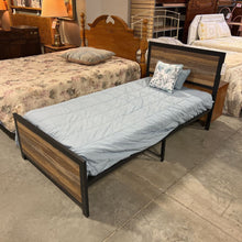 Load image into Gallery viewer, Twin Metal Framed Bed w/Head &amp; Foot Board