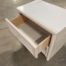 Load image into Gallery viewer, Lea Wicker 2 Drawer Nightstand