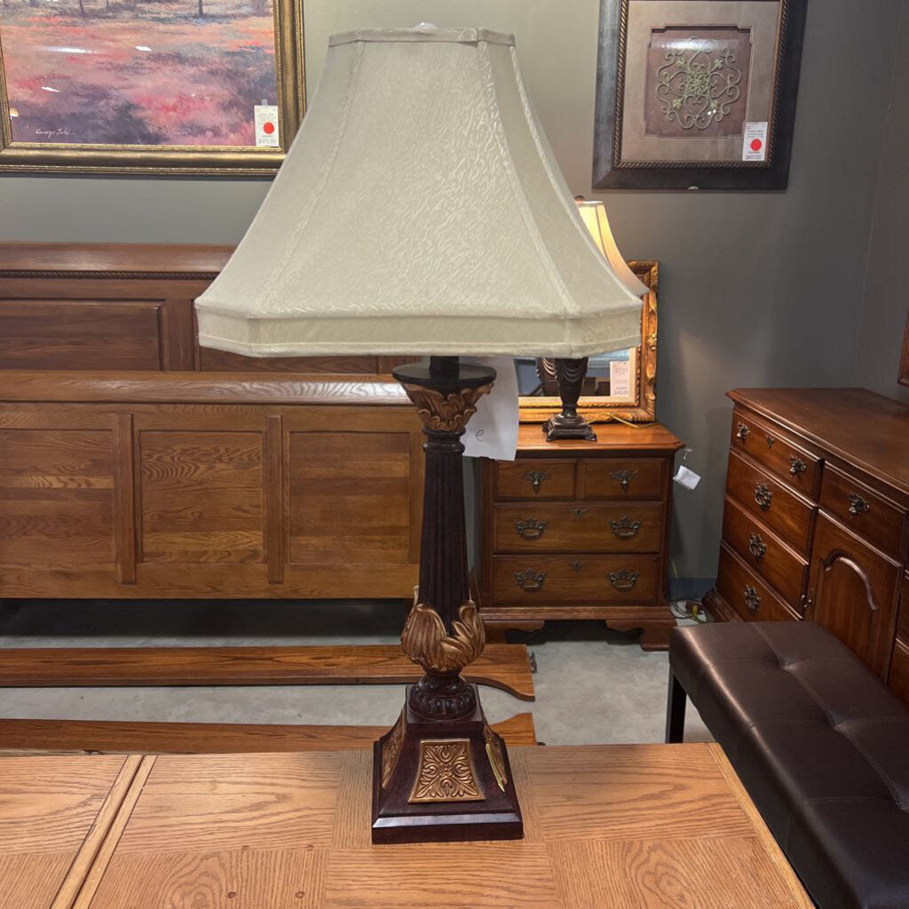 Brown/Gold Table Lamp