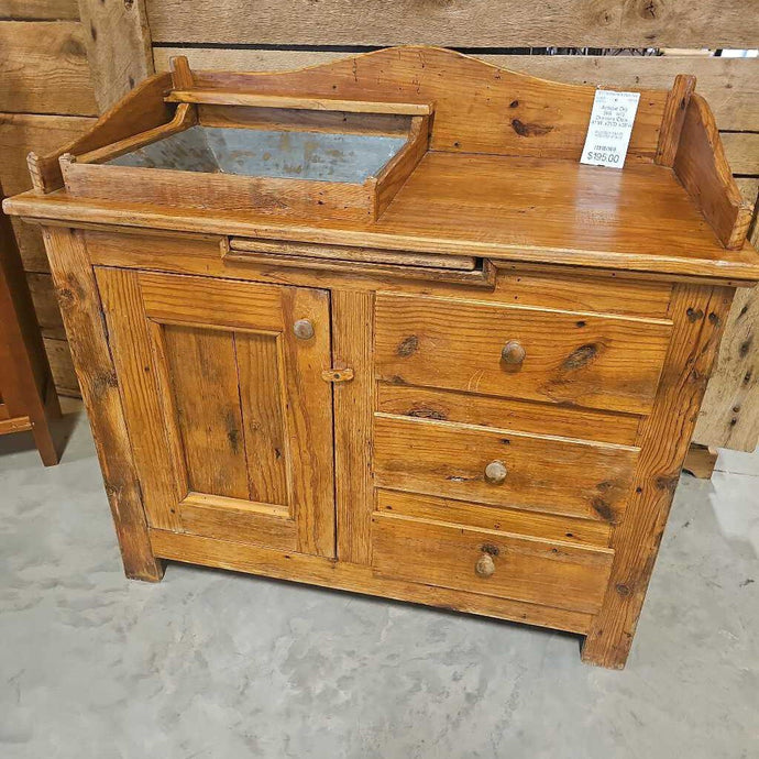 Antique Dry Sink w/3 Drawers,1Door