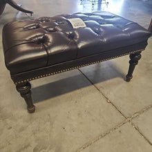 Load image into Gallery viewer, Faux Leather Tufted Bench