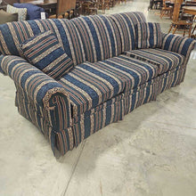 Load image into Gallery viewer, Rowe Blue/Tan/Red StripedSofa