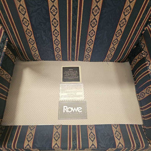 Rowe Blue/Tan/Red StripedSofa