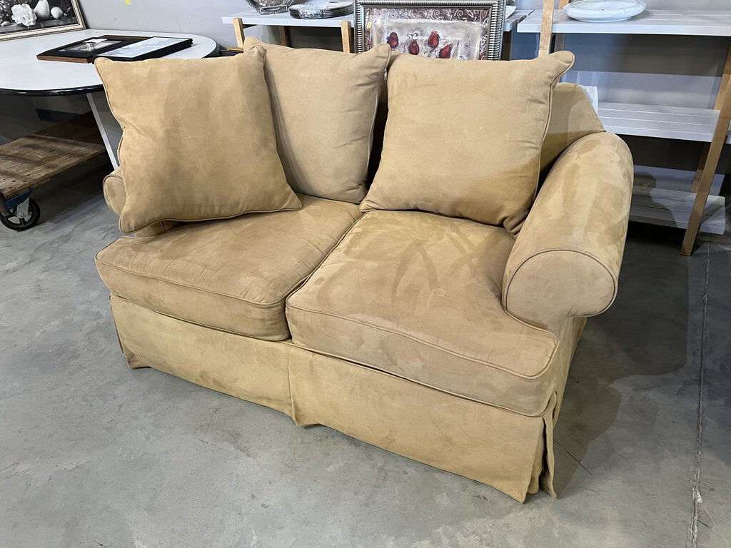 Tan Love Seat