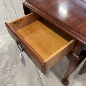 Ethan Allen Drop Leaf End Table 1 Drawer