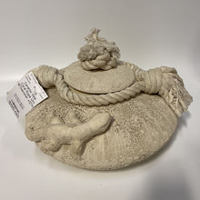 Load image into Gallery viewer, Ceramic Sea Coral Rope Urn