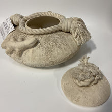 Load image into Gallery viewer, Ceramic Sea Coral Rope Urn